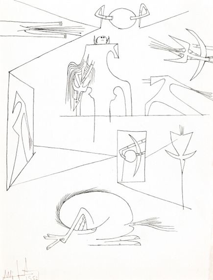 Untitled by Wifredo Lam, 1952