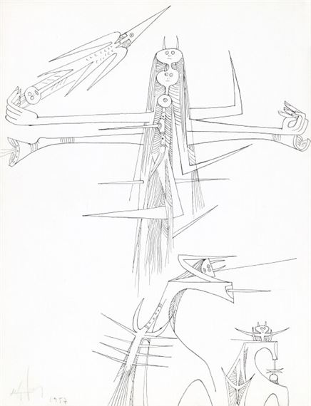 Untitled by Wifredo Lam, 1957