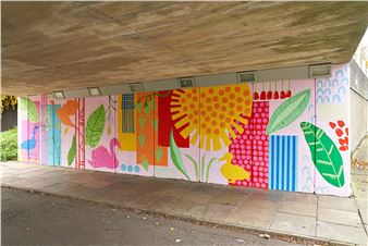 Thamesmead Underpasses Get a Lick of Paint