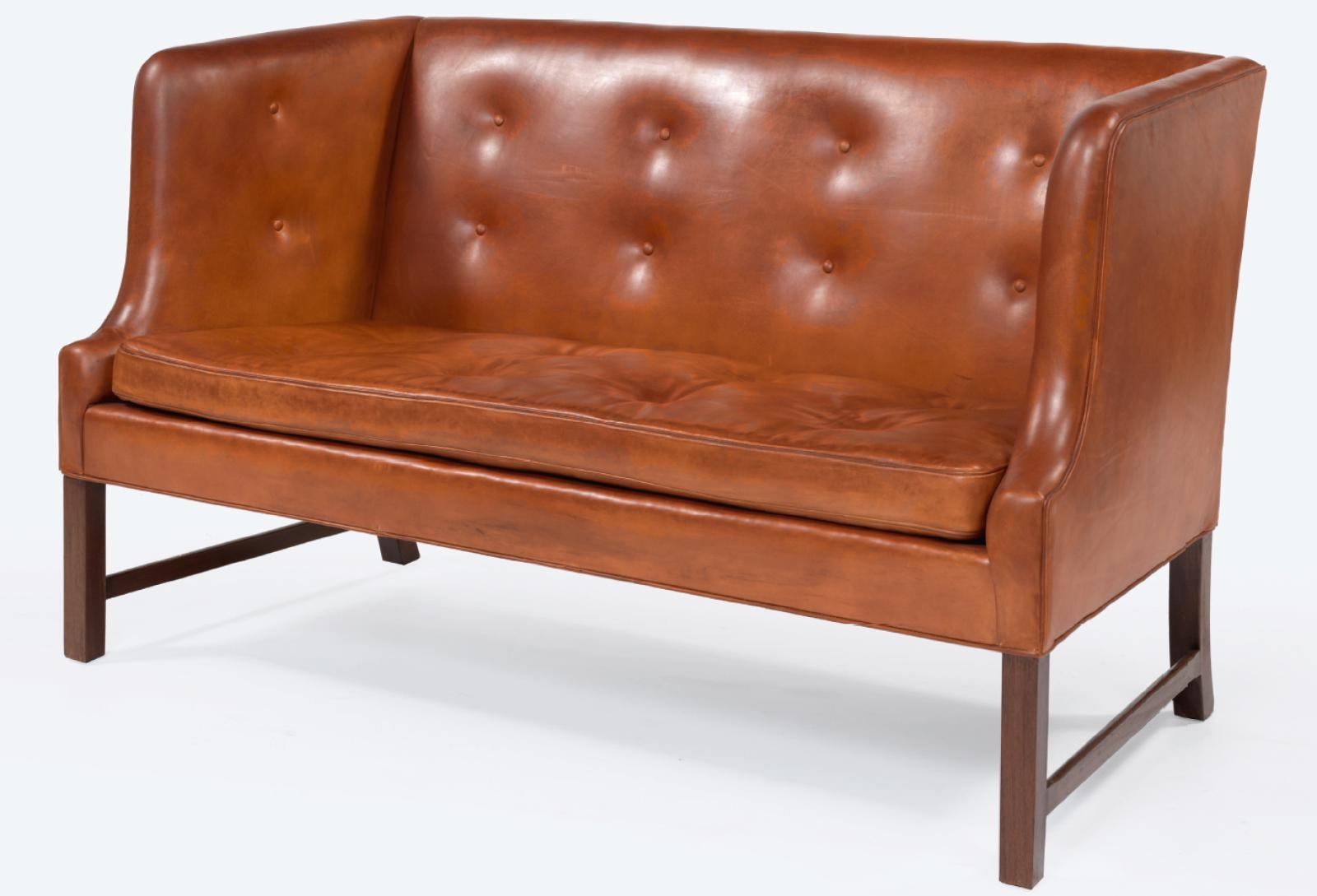 Ole Wanscher A rare high back twoseater sofa (Circa 1940) MutualArt