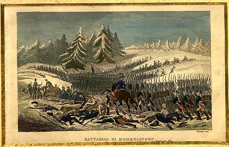 Artwork by Domenico Gandini, the battle, Made of Etching