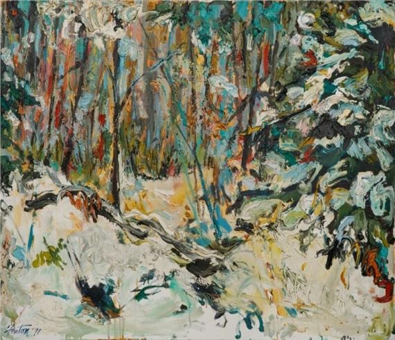 Winter Landscape by Telford Fenton, 1991