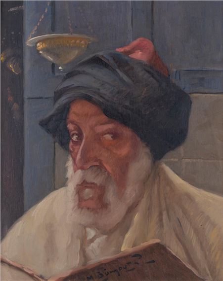 Dans la synagogue de Tunis by Maurice Bismouth