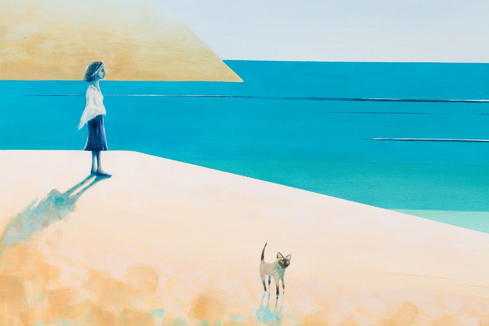 Artwork by Marta Bilecka, Perfect Afternoon 6, Made of acrylic/canvas