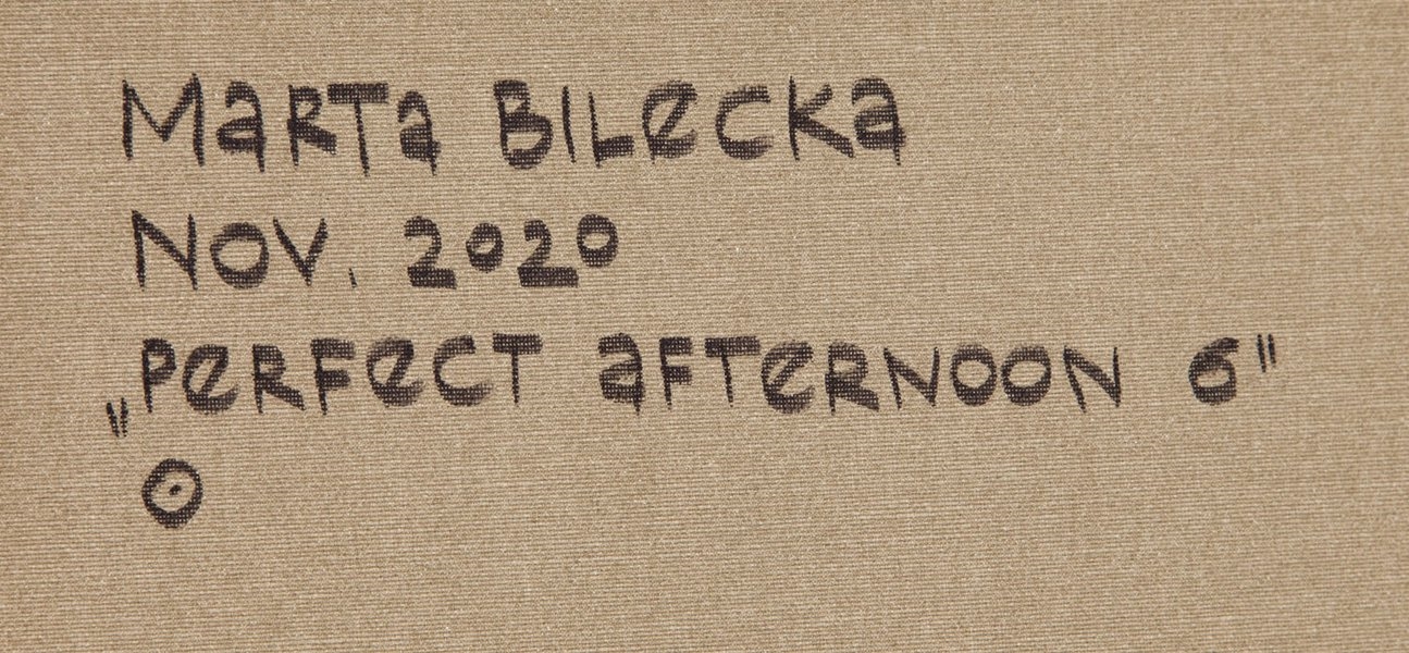 Artwork by Marta Bilecka, Perfect Afternoon 6, Made of acrylic/canvas