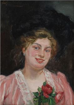 PROBABLY PORTRAIT OF A RELATIVE OF THE ARTIST - Lluïsa Vidal
