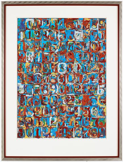 Jasper Johns | ”Numbers in Color” (1974) | MutualArt