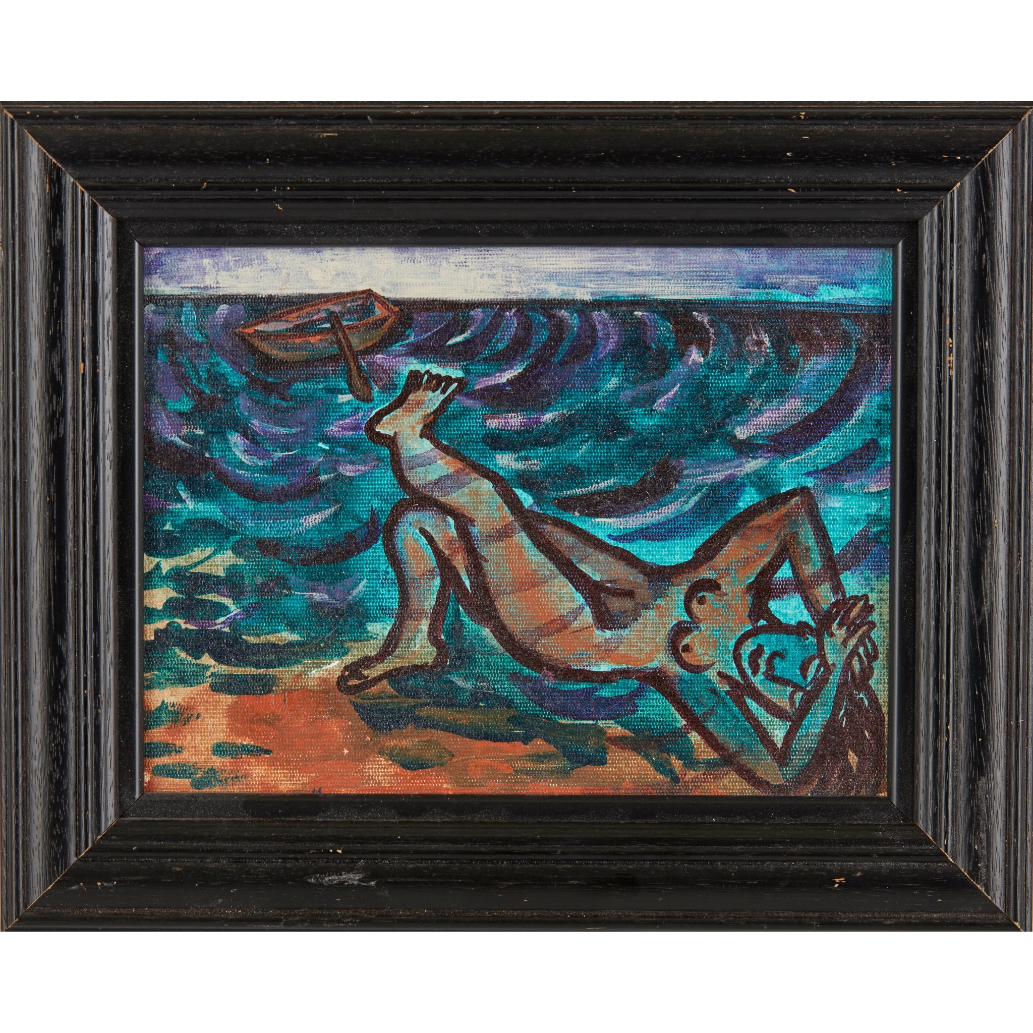 Artwork by Eileen Cooper, SHIPWRECK, Made of oil on canvasboard