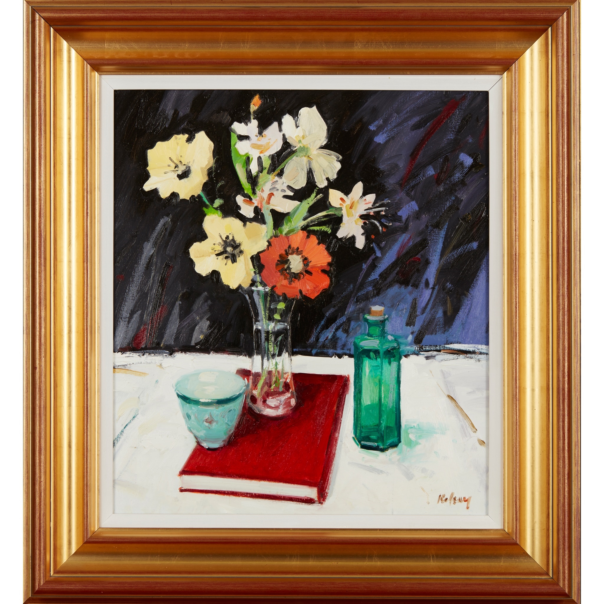 Artwork by Robert Kelsey, THE RED BOOK, Made of oil on canvas