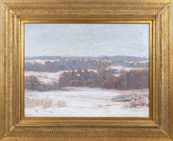 "Winter Tones ". by Leonard Ochtman, 1915