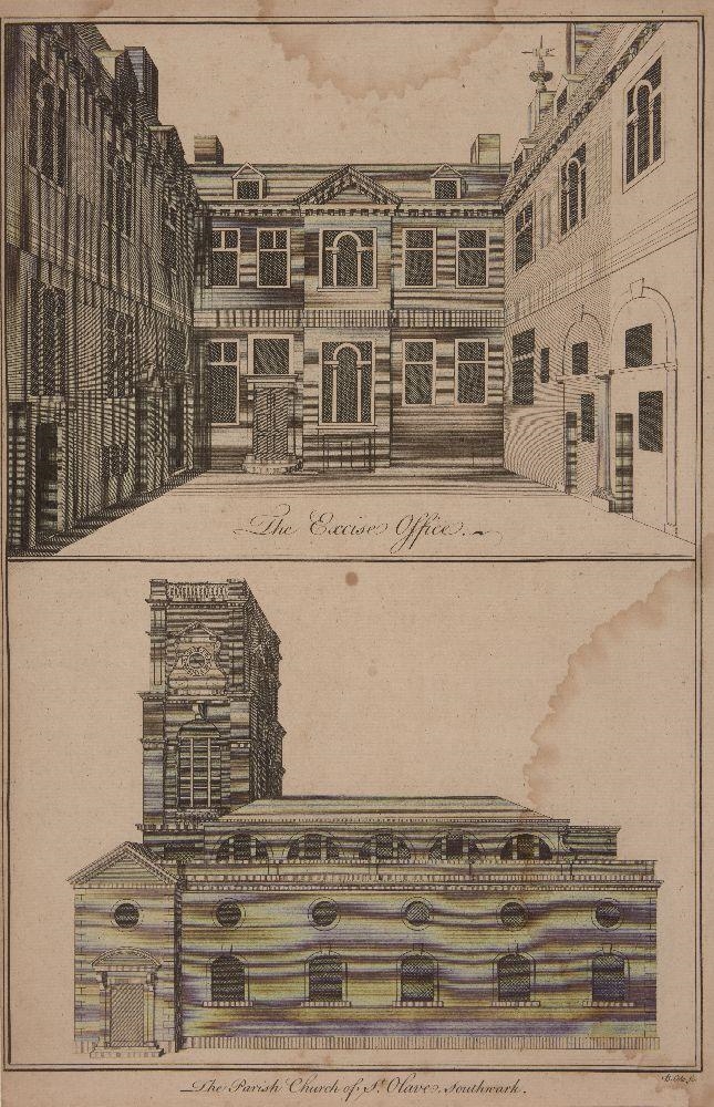 Artwork by Benjamin Cole, A Perspective View of St Martin's Church, Made of engraving