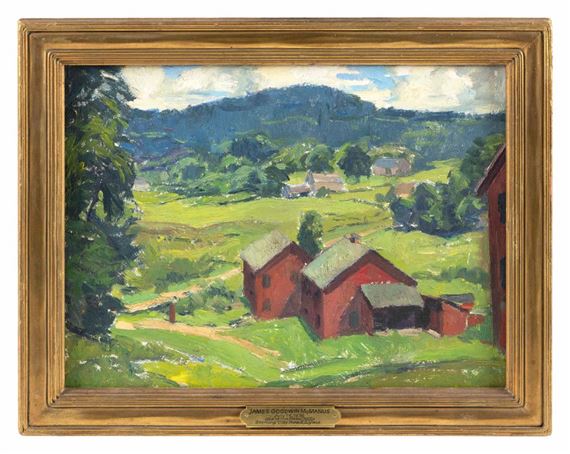 "Old Witch Hazel Mills, Sterling City Road, Lyme". by James Goodwin McManus