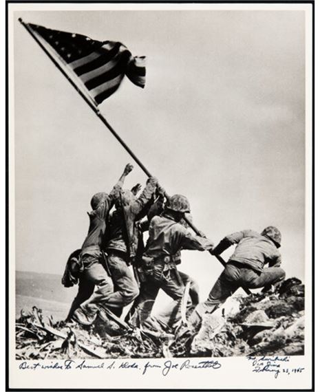 Joe Rosenthal | Raising the Flag on Iwo Jima (1945) | MutualArt