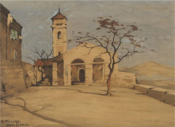 Temple of Ancient Village, Southern France by Kokki Miyake