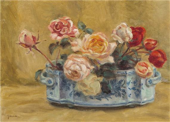 Dutch Vase and Roses by Shintaro Yamashita