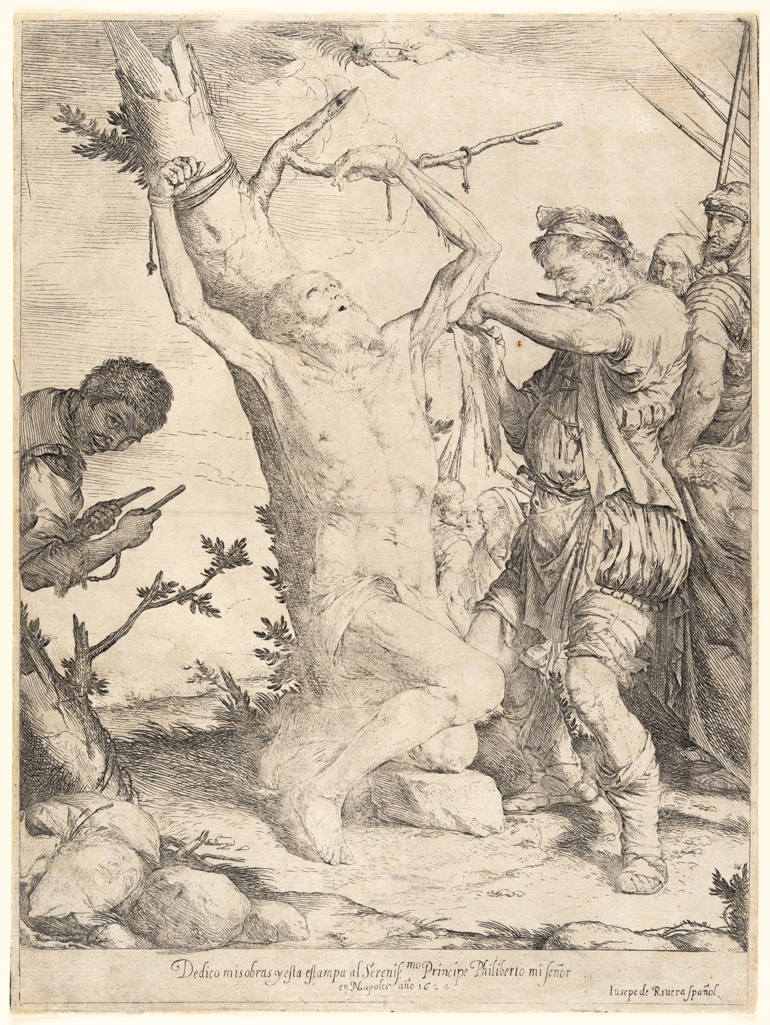 Jusepe de Ribera | The martyrdom of Saint Bartholomew (1624) | MutualArt