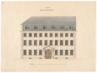 Facade facing Bahnhofstraße - Friedrich von Gärtner