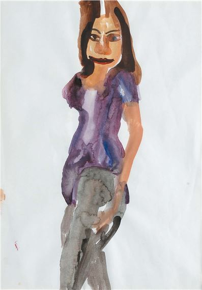 Figura femminile by Chantal Joffe