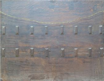 Hollandse schepen op een rivier, mogelijk de Nieuwe Maas bij Rotterdam - Pieter Vogelaer