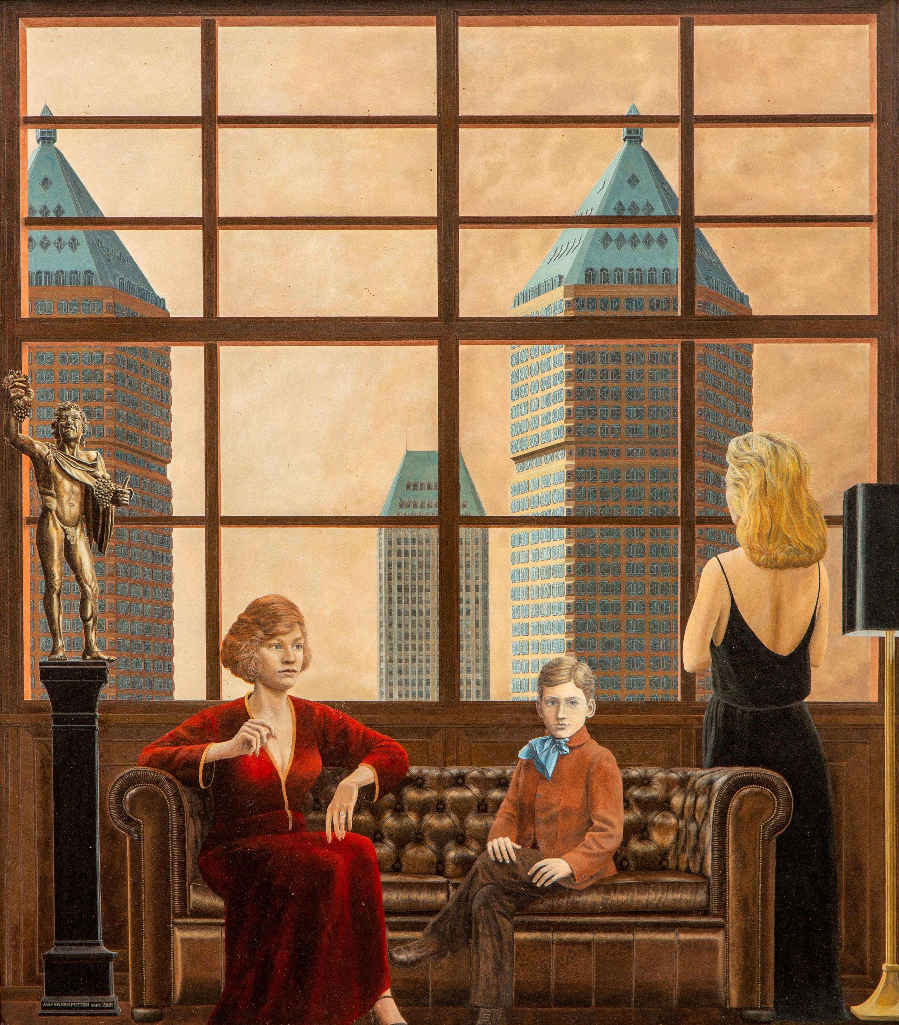 Artwork by Jasper van Putten, Tweeling, Made of board