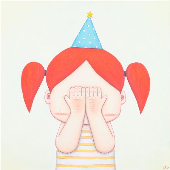 A Girl Who Hides Her Face by Jo Gyuhun, 2020