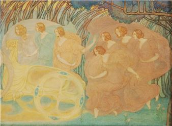 Studio per scena allegorica - Amos Nattini