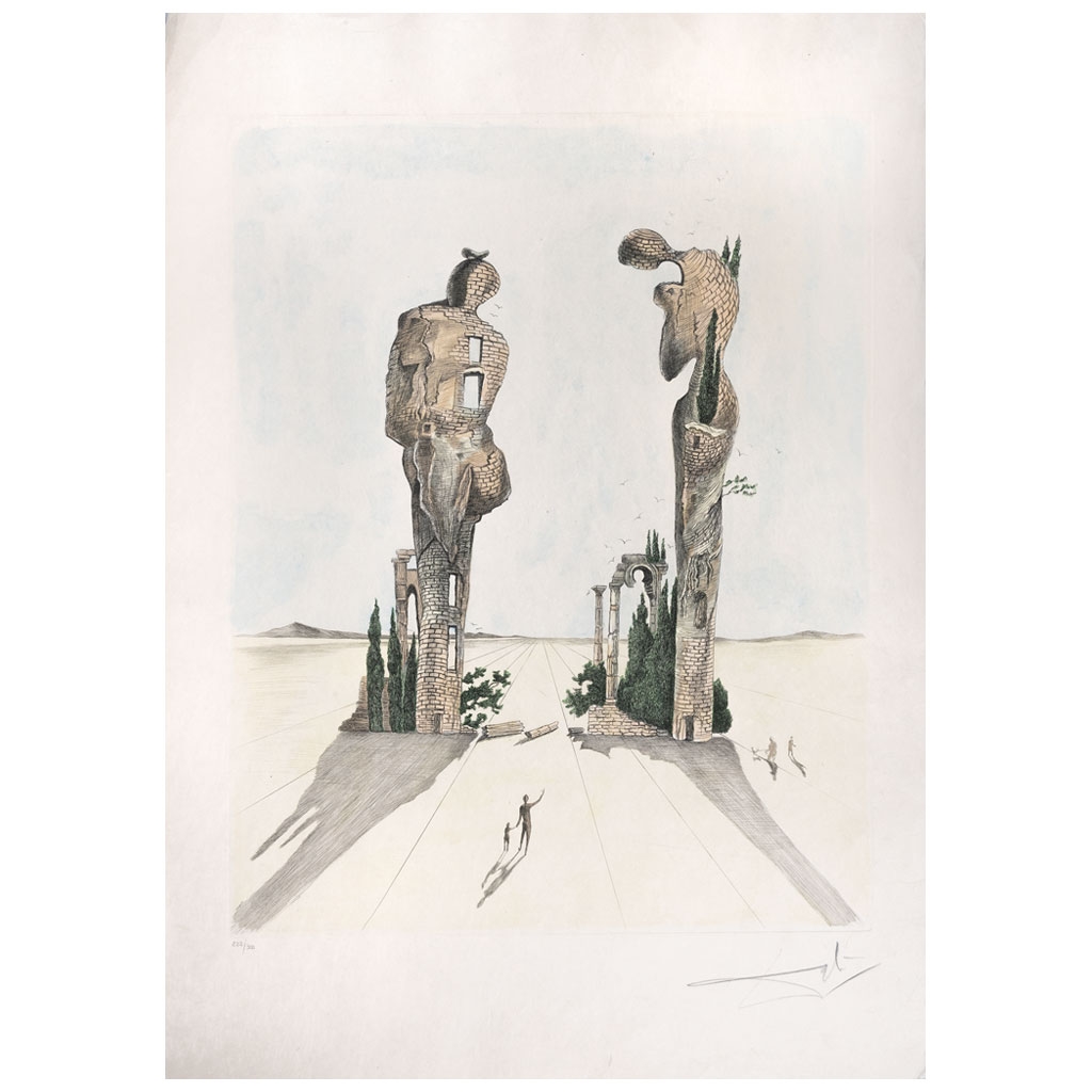 Salvador Dalí Etude pour L'Angelus de Millet MutualArt