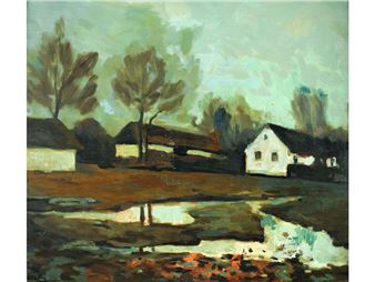 Dusk after rain - Gyula Varady