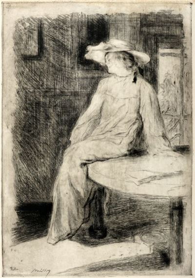 L'ETÉ by Alfredo Muller, 1899