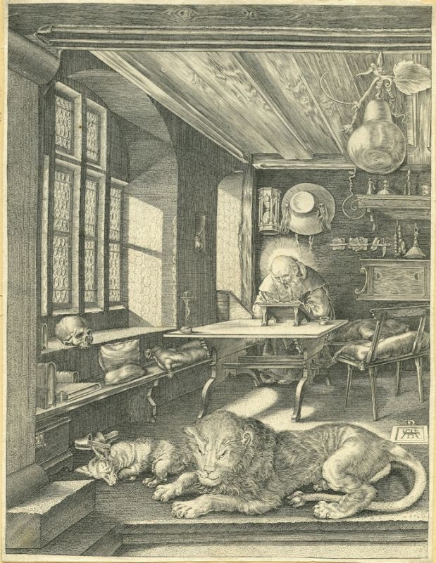 SAN GEROLAMO NELLO STUDIO by Albrecht Dürer, 1514