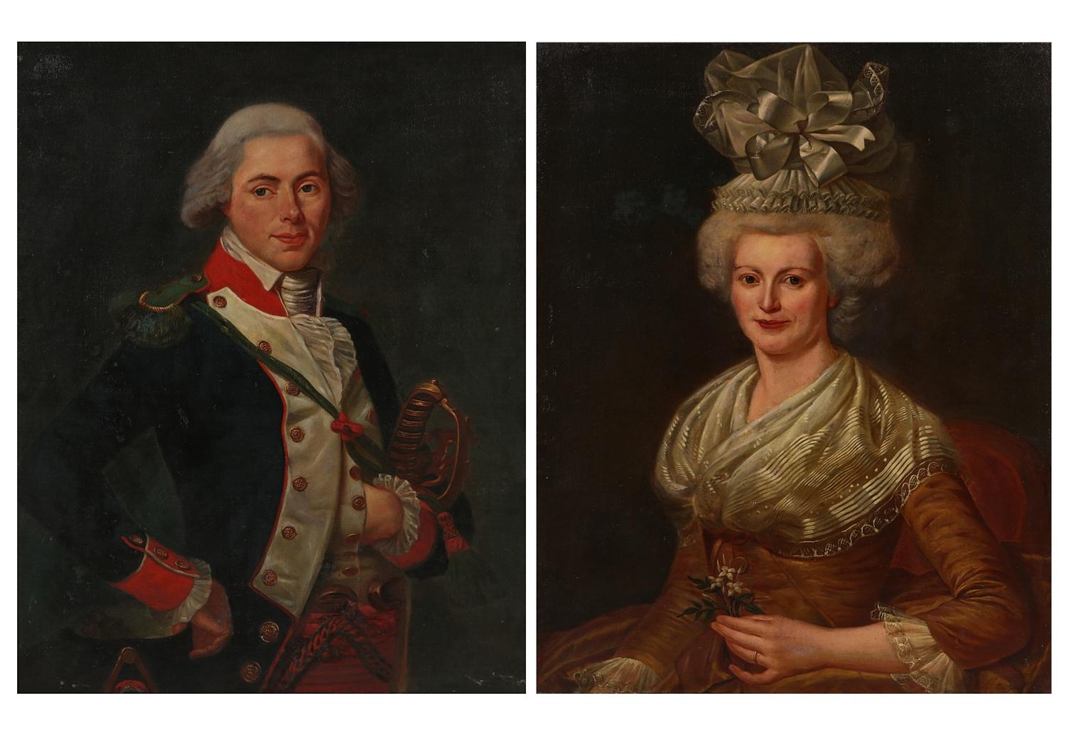 Tableau Toile Rembrandt Peale - Le Marquis De Lafayette - Reproduction Prête à Accrocher - Neuf
