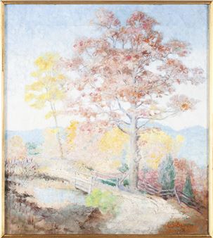 Autumn Landscape - C.s. Bainum