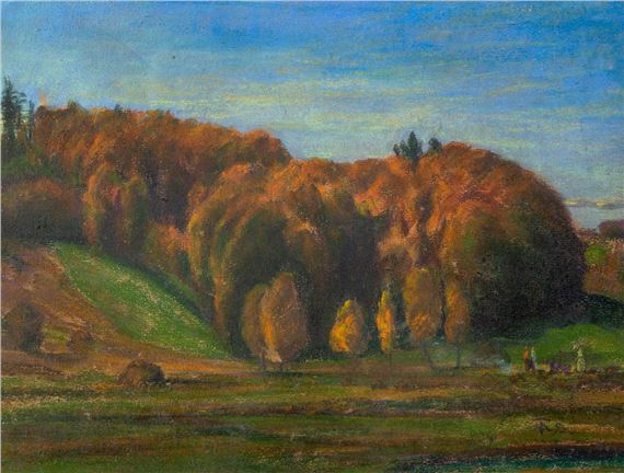 Schwarzwälder Herbstlandschaft by Hans Thoma, 1893