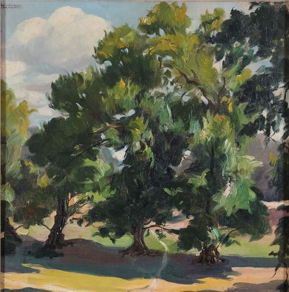 Villa Borghese by Carlo Romagnoli, 1921