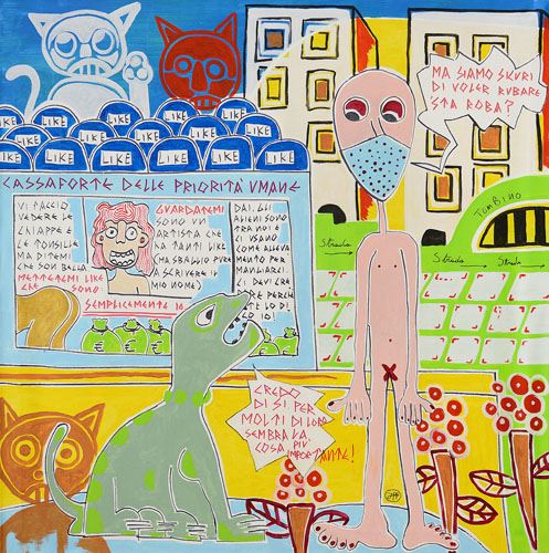 Discernazioni idiosincrasiche davanti alla cassaforte delle priorità umane by Filippo Biagioli, 2018