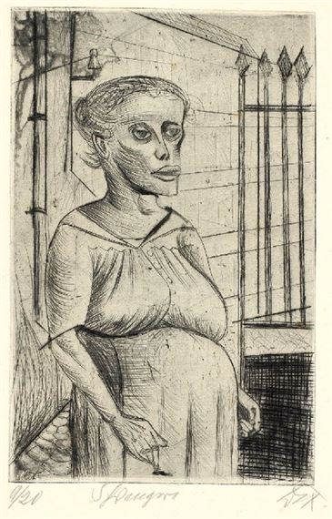 INCINTA (SCHWANGERE) by Otto Dix, 1920