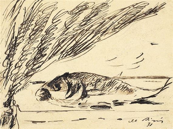 PESCE by Filippo de Pisis, 1931