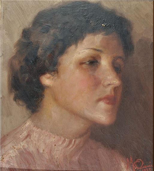 Ritratto femminile by Manlio Ciani, 1935