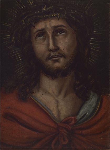 Christ with the crown of thorns by Nazarene School, 19th Century