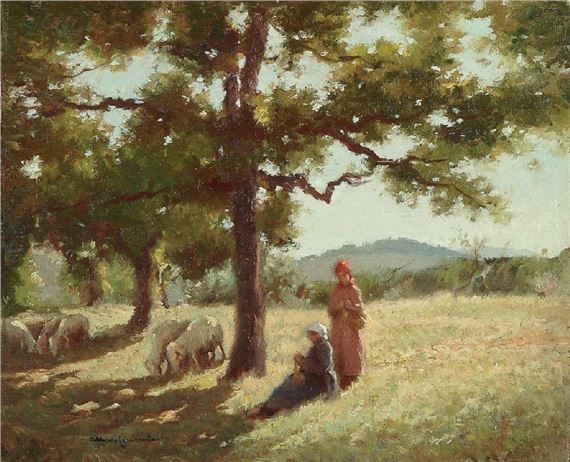 Sotto le vecchie querci by Alberto Cecconi