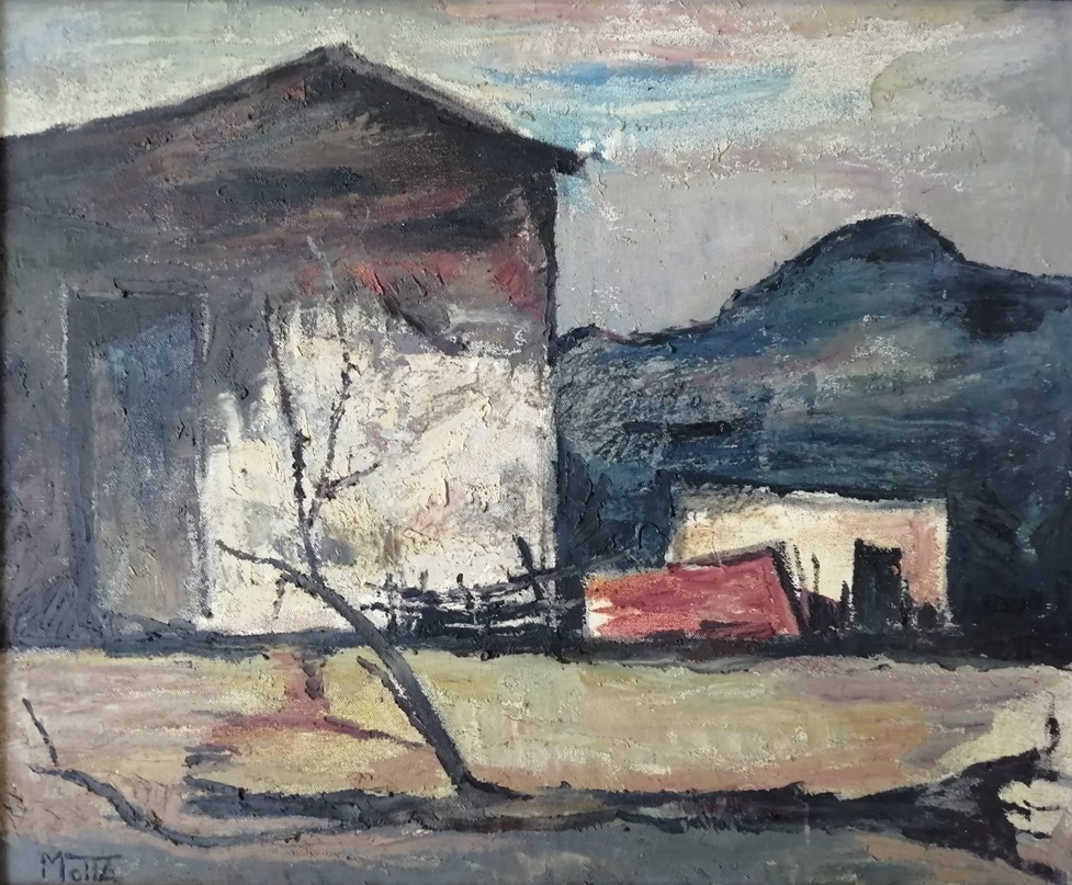 Artwork by Casimiro Motta, Casona, Made of Oil on canvas