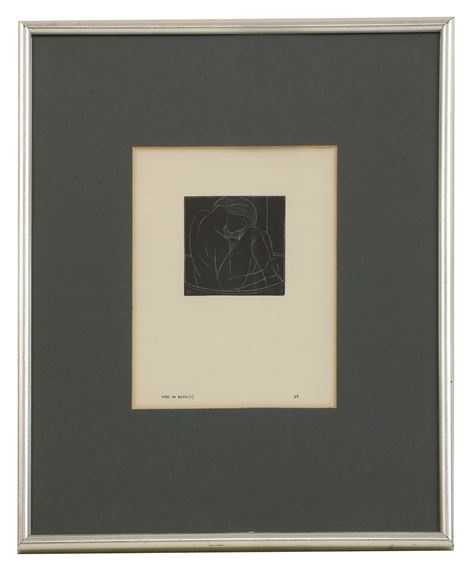 'Girl in Bath, I and II' by Eric Gill, 1923