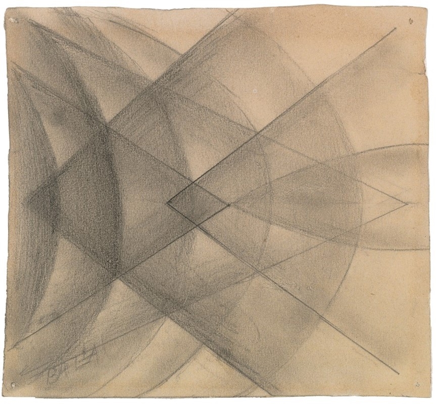 Image of Tourbillon, Speed Lines, 20th century (drawing) by Balla, Giacomo  (1871-1958)