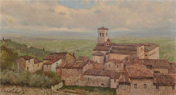 Giornata piovigginosa (Chiesa di S. Francesco ad Assisi) by Alberto Cecconi