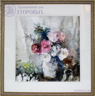 Still life with grapes - Irina Vasilievna Grigorieva