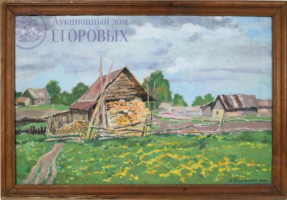 Village landscape - Nikolai Dormidontov