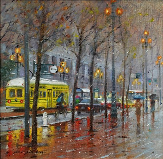 Yellow History Car by Po Pin Lin