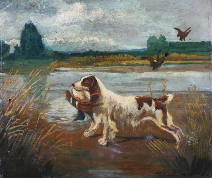 Eugenio Cecconi | Cane da riporto | MutualArt