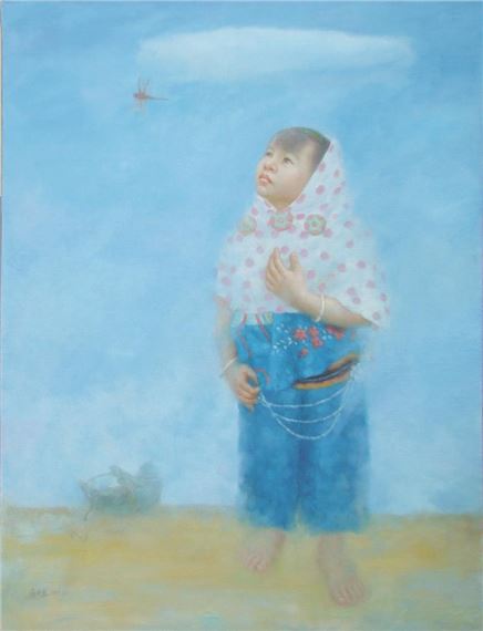 Jeune enfant debout by Yi Minghao