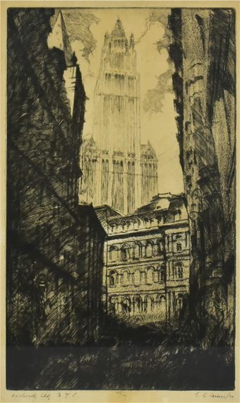 Woolworth Building, NYC by Gottlob L. Briem